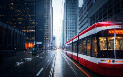 Woman hospitalized after collision in Toronto’s west end