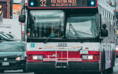 Two teenagers hospitalized following collision between TTC bus and car in Etobicoke