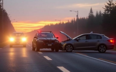 Driver hospitalized following two-vehicle accident in Strathroy, Ontario